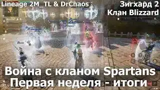 Lineage 2M/TL & DrChaos – Война с Кланом “Spartans”/Первая неделя – итоги.
